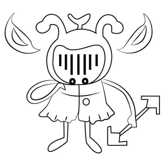 Çocuklar İçin Undertale Boyama Sayfaları 