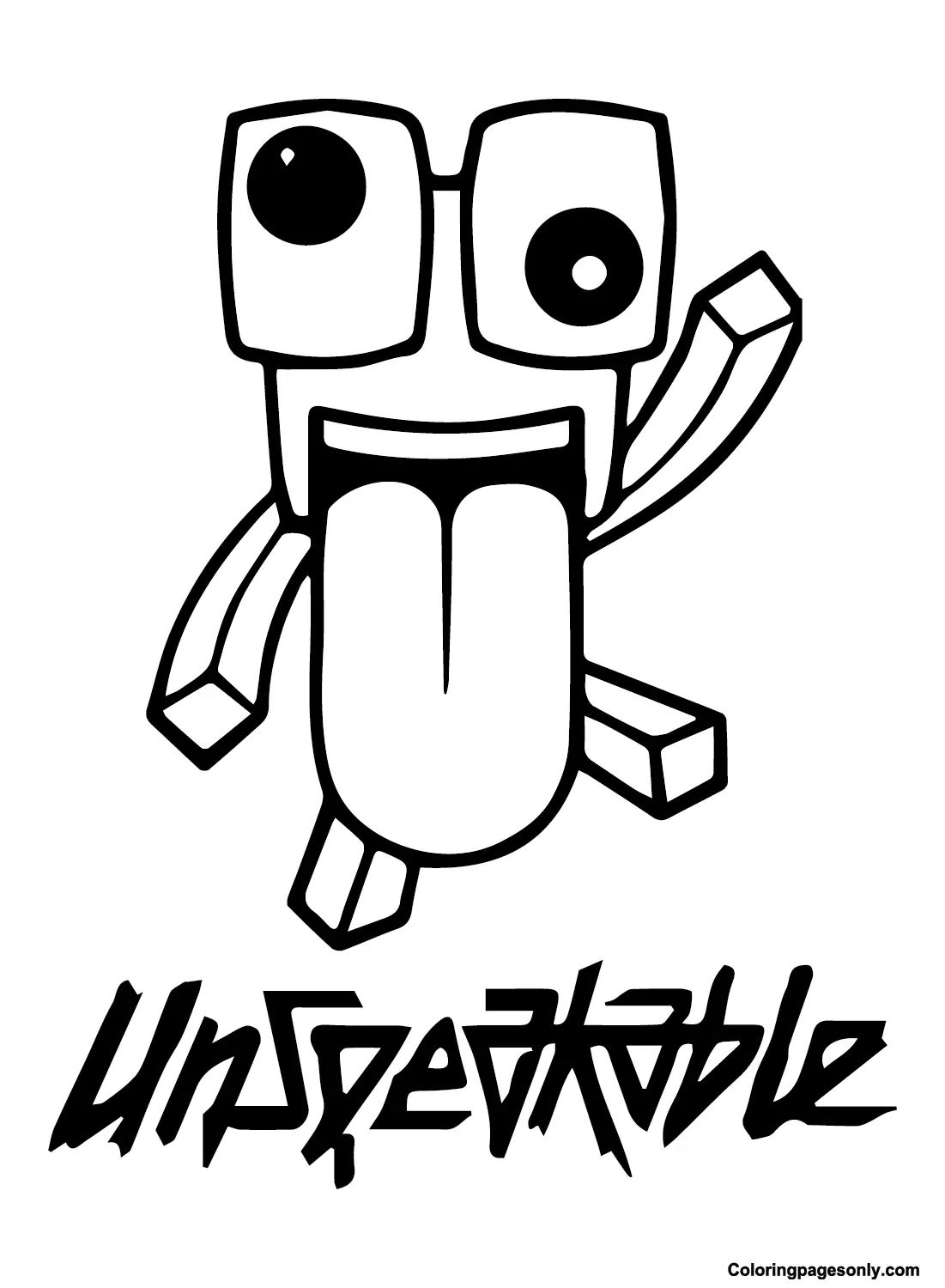Çocuklar İçin Unspeakable Boyama Sayfaları 