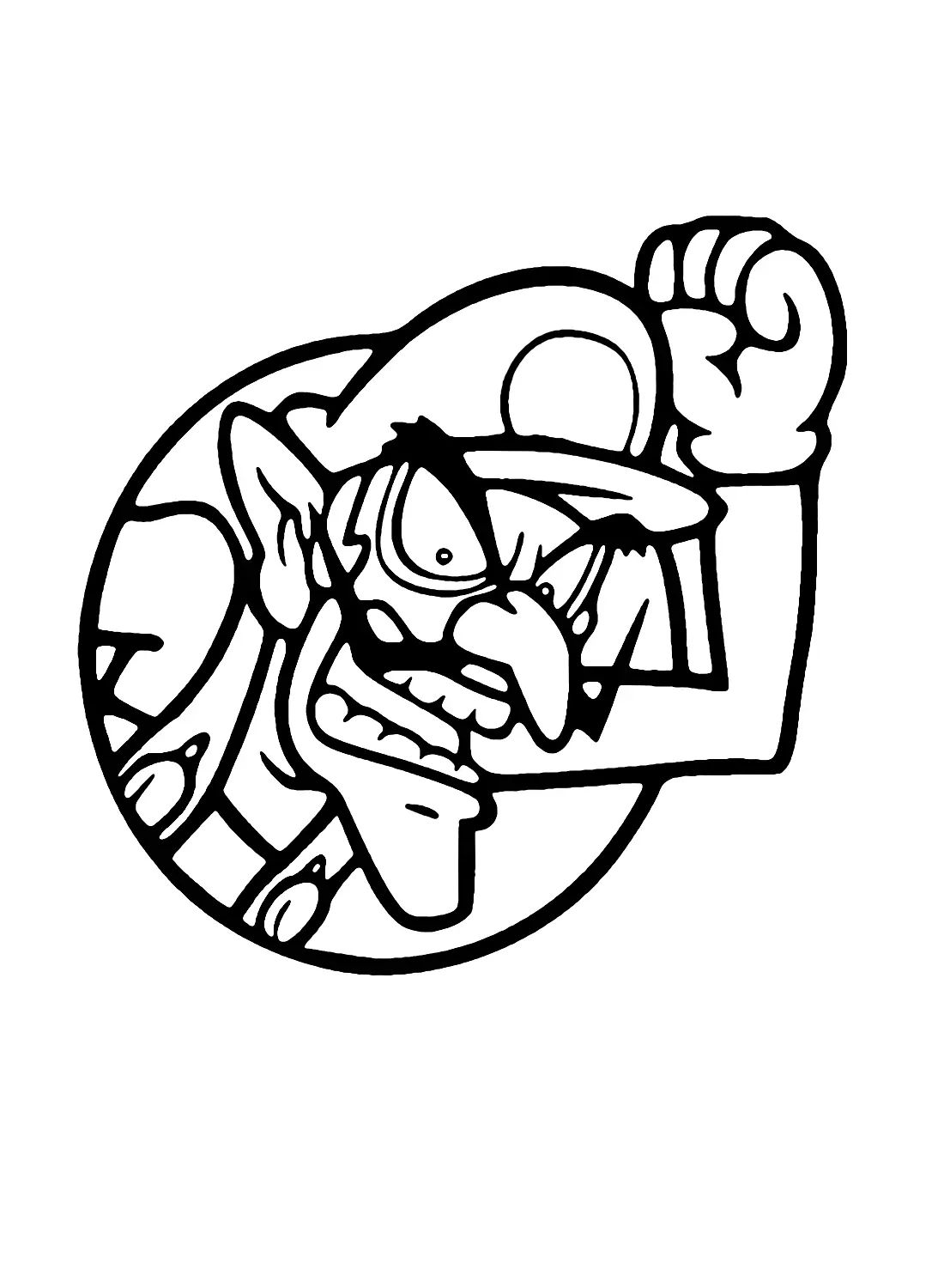 Çocuklar İçin Waluigi Boyama Sayfaları 