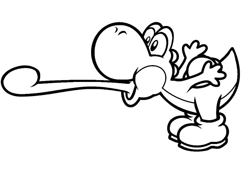 Çocuklar İçin Yoshi Boyama Sayfaları 