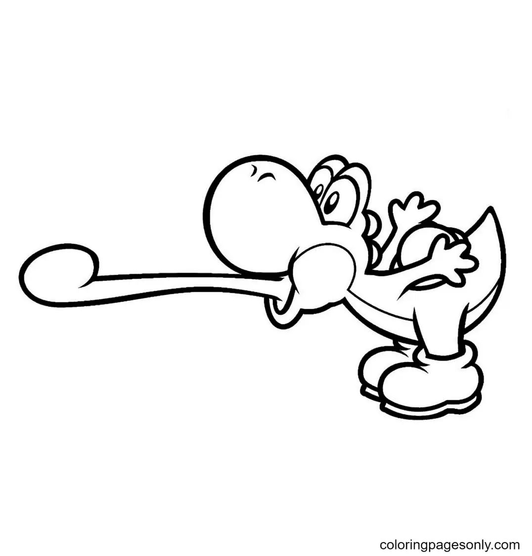 Çocuklar İçin Yoshi Boyama Sayfaları 