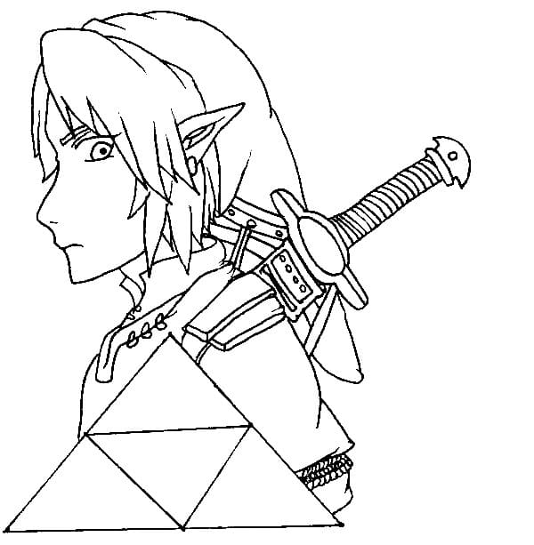 Çocuklar İçin Zelda Boyama Sayfaları 
