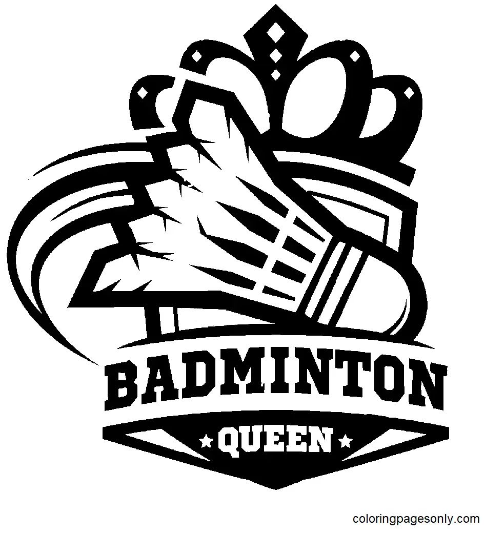 Çocuklar İçin Badminton Boyama Sayfaları 