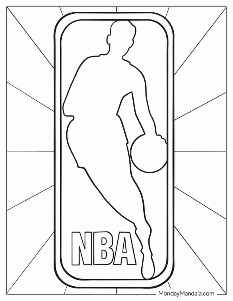 Çocuklar İçin Basketbol Boyama Sayfaları 