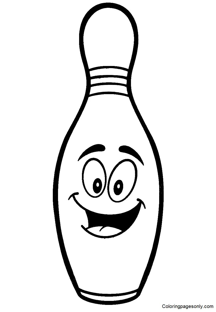 Çocuklar İçin Bowling Boyama Sayfaları 