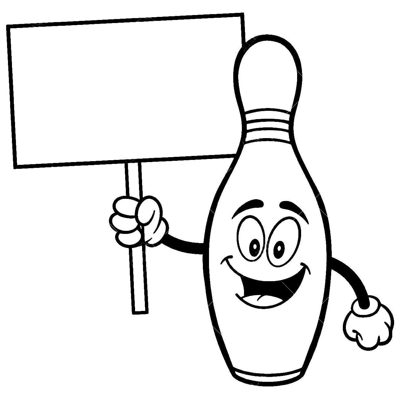 Çocuklar İçin Bowling Boyama Sayfaları 