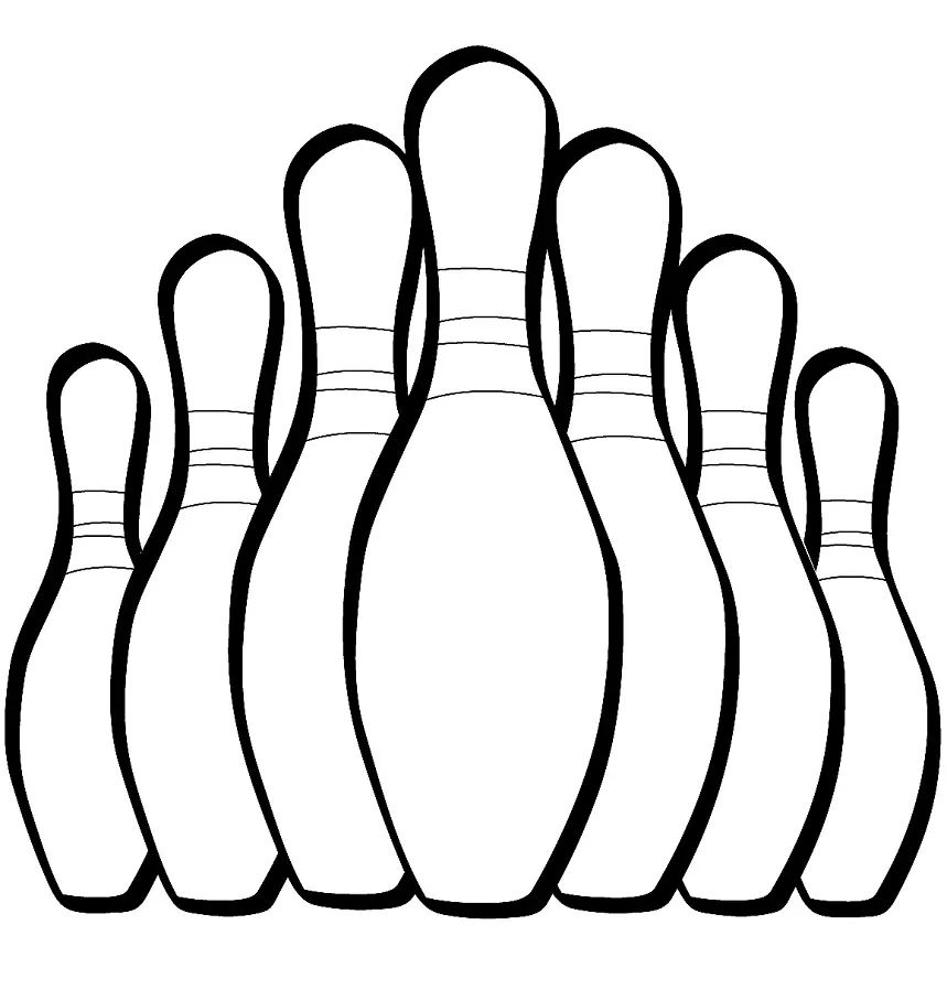 Çocuklar İçin Bowling Boyama Sayfaları 