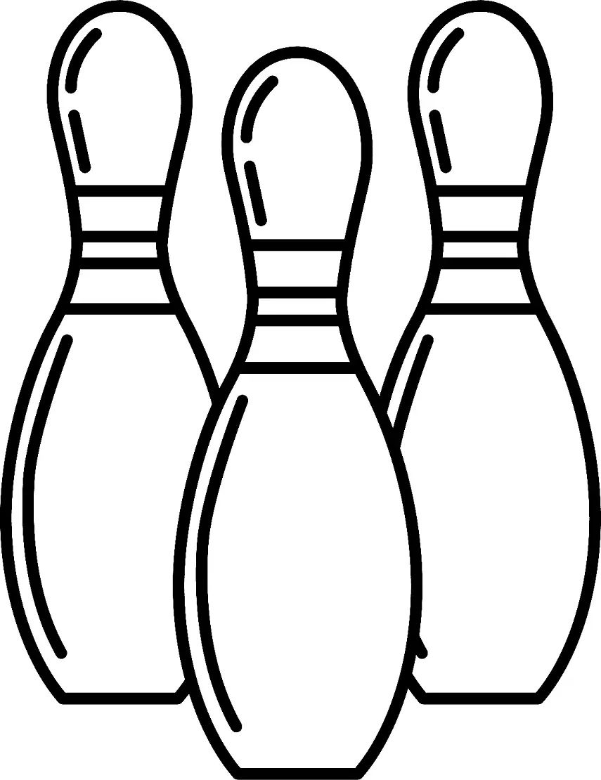 Çocuklar İçin Bowling Boyama Sayfaları 
