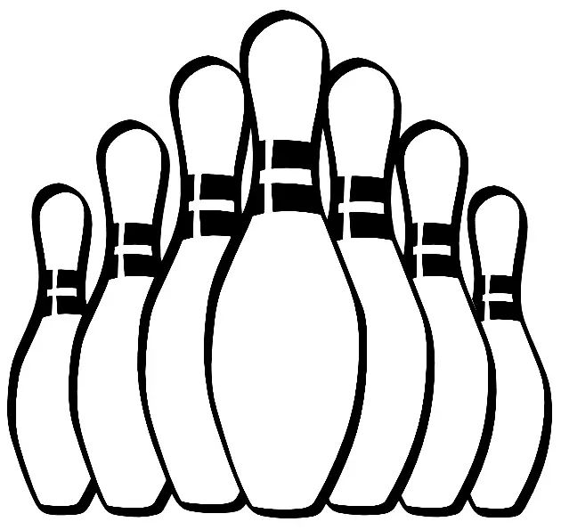 Çocuklar İçin Bowling Boyama Sayfaları 