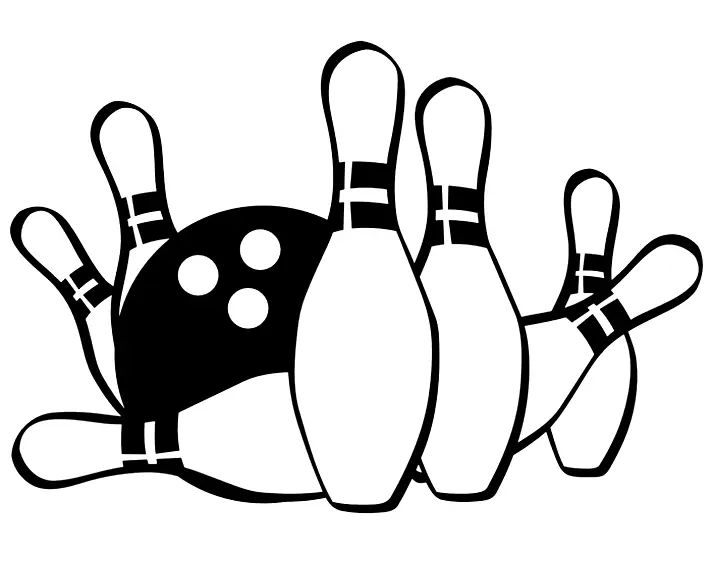 Çocuklar İçin Bowling Boyama Sayfaları 