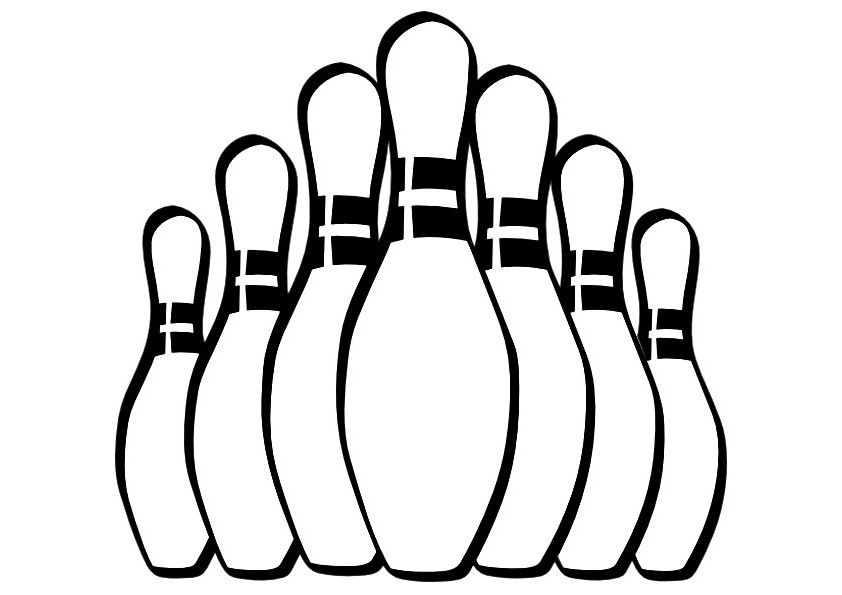 Çocuklar İçin Bowling Boyama Sayfaları 