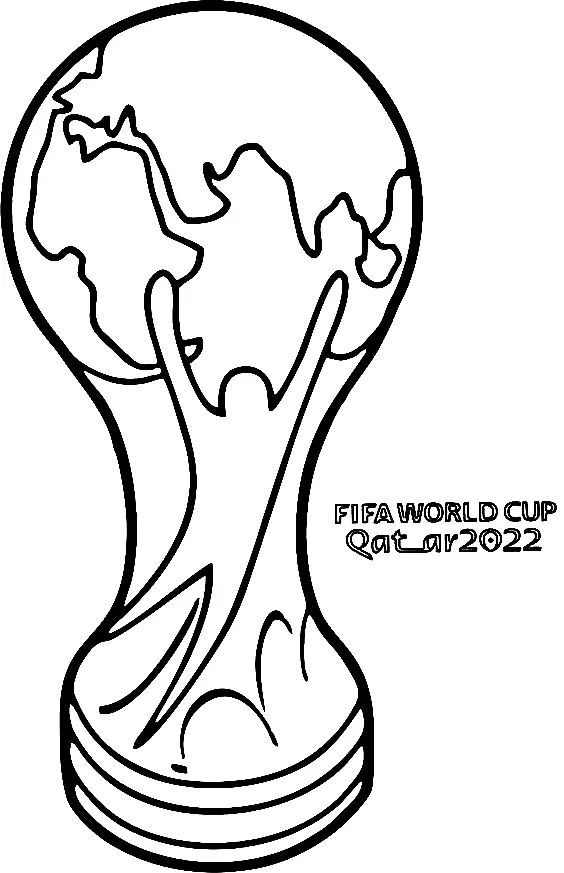 Çocuklar İçin Fifa-2022-dünya-kupası Boyama Sayfaları 