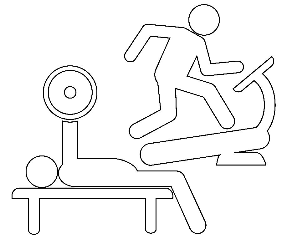 Çocuklar İçin Fitnes Boyama Sayfaları 