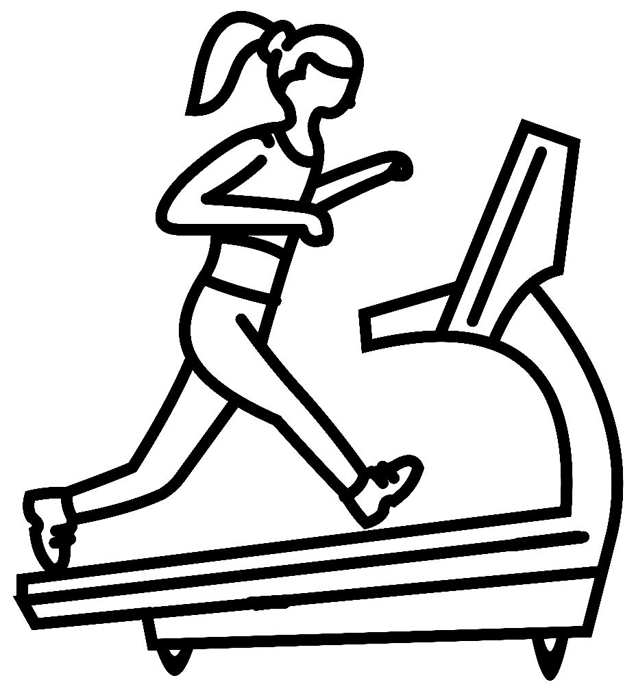 Çocuklar İçin Fitnes Boyama Sayfaları 
