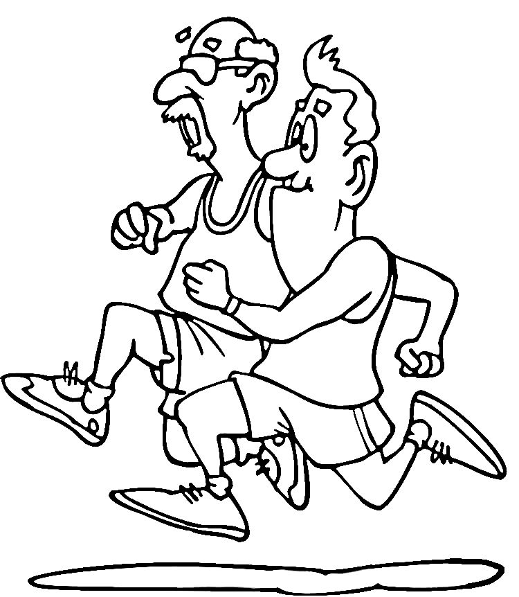 Çocuklar İçin Fitnes Boyama Sayfaları 