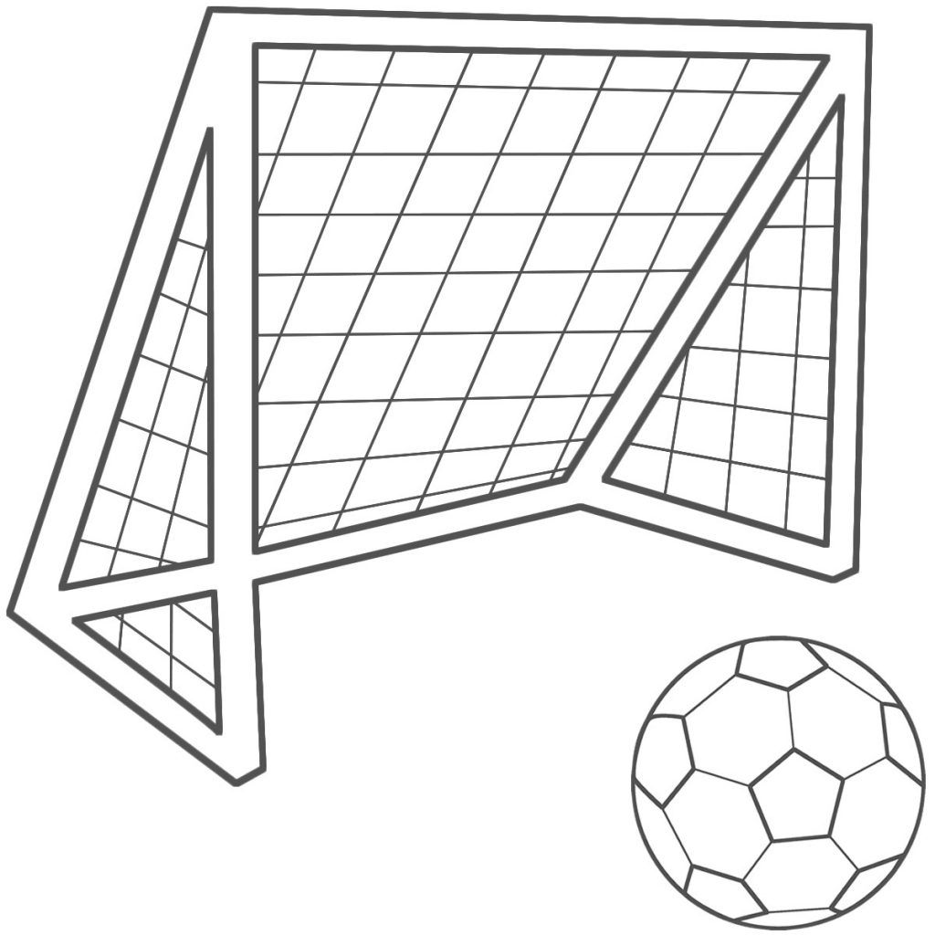 Çocuklar İçin Futbol Boyama Sayfaları 