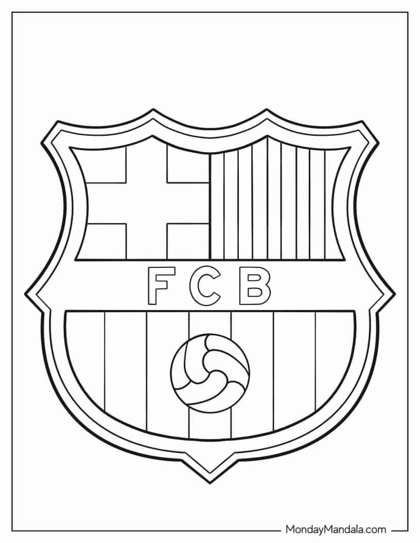 Çocuklar İçin Futbol Boyama Sayfaları 
