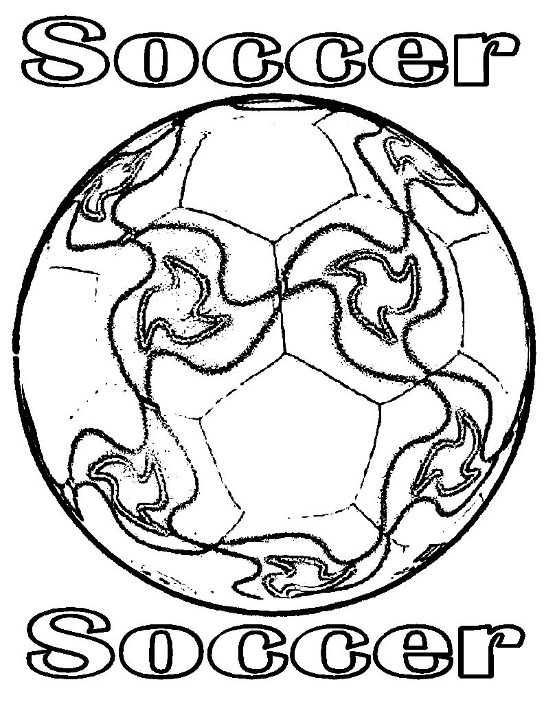 Çocuklar İçin Futbol Boyama Sayfaları 