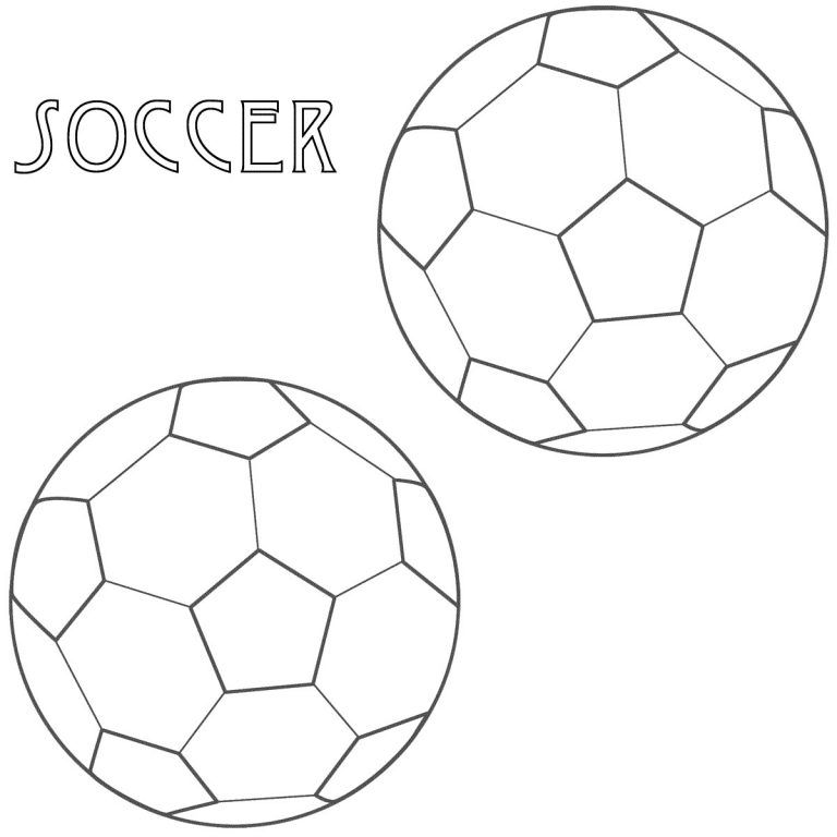 Çocuklar İçin Futbol Boyama Sayfaları 