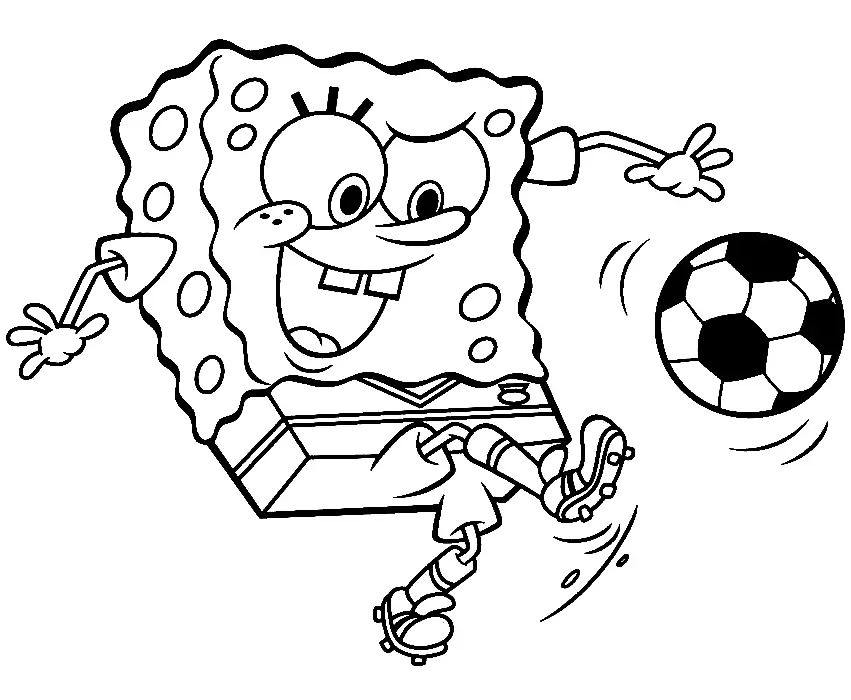 Çocuklar İçin Futbol Boyama Sayfaları 