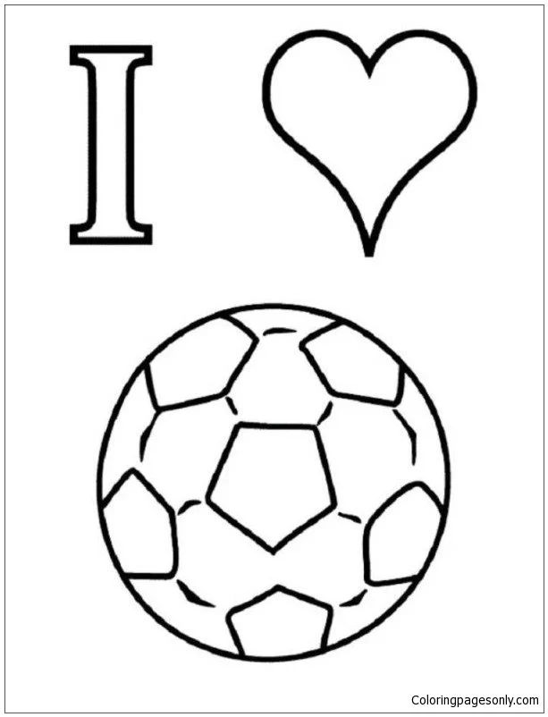 Çocuklar İçin Futbol Boyama Sayfaları 