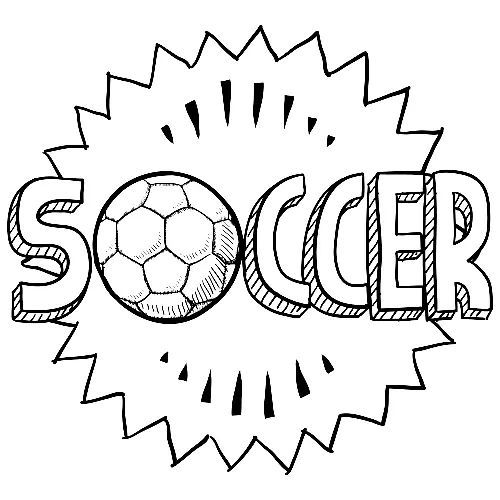 Çocuklar İçin Futbol Boyama Sayfaları 