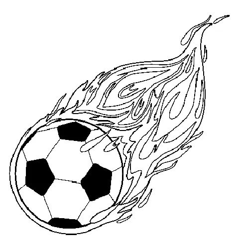 Çocuklar İçin Futbol Boyama Sayfaları 