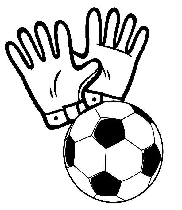 Çocuklar İçin Futbol Boyama Sayfaları 