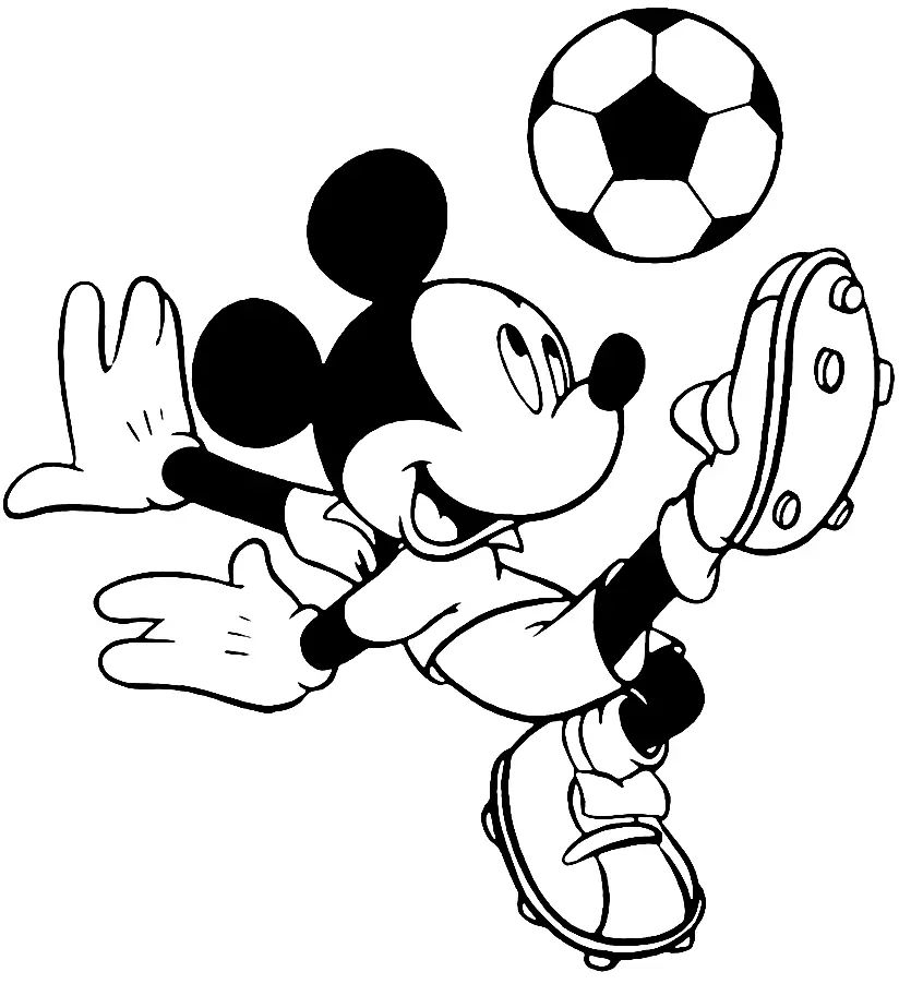 Çocuklar İçin Futbol Boyama Sayfaları 