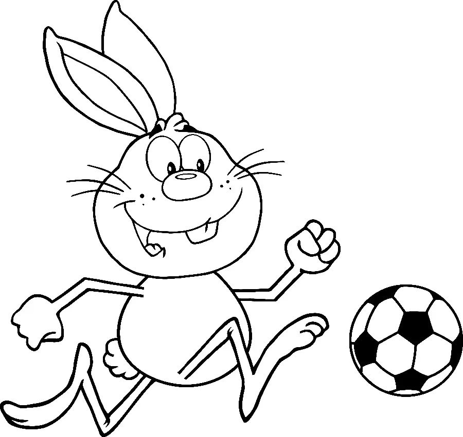 Çocuklar İçin Futbol Boyama Sayfaları 