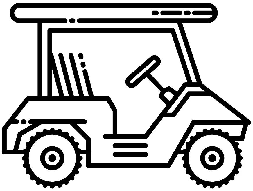 Çocuklar İçin Golf Boyama Sayfaları 