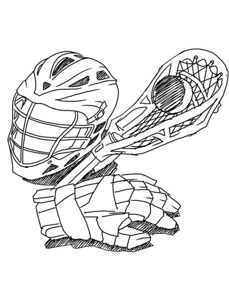 Çocuklar İçin Lacrosse Boyama Sayfaları 