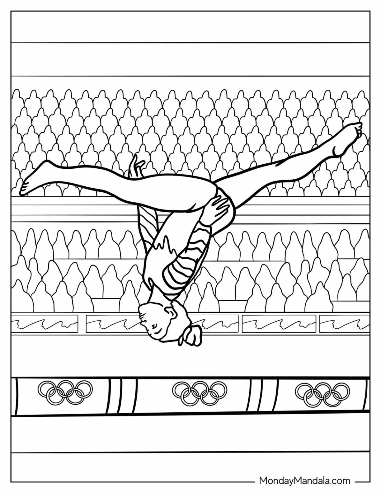 Çocuklar İçin Olimpiyatlar Boyama Sayfaları 