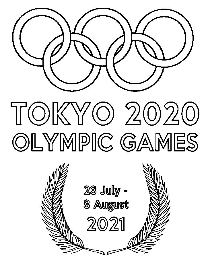 Çocuklar İçin Olimpiyatlar Boyama Sayfaları 
