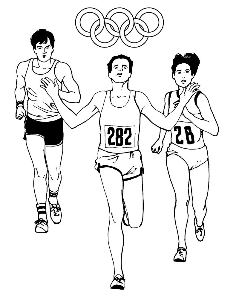 Çocuklar İçin Paris-2024-olimpiyatları Boyama Sayfaları 