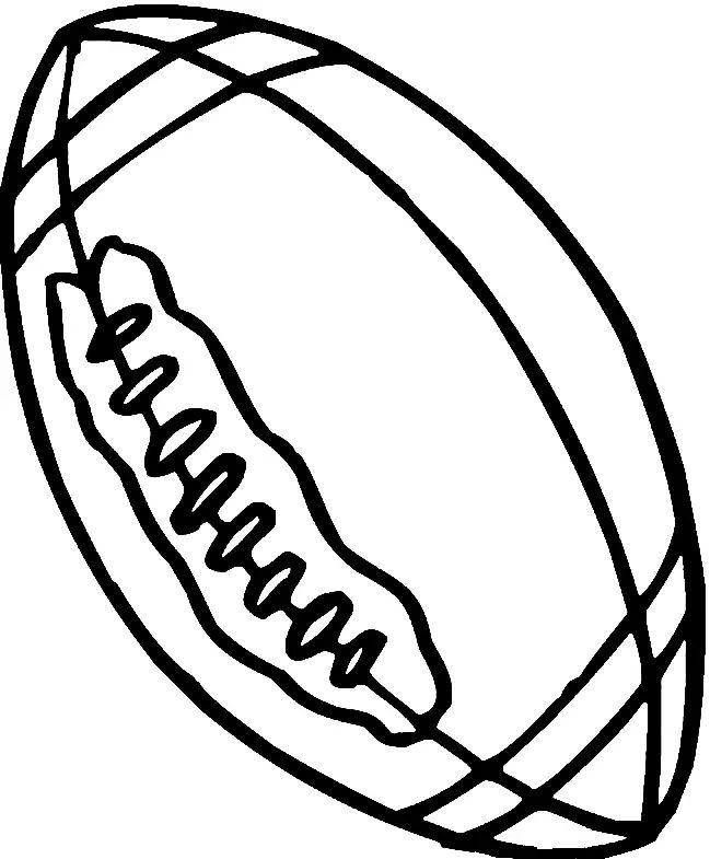 Çocuklar İçin Rugby Boyama Sayfaları 