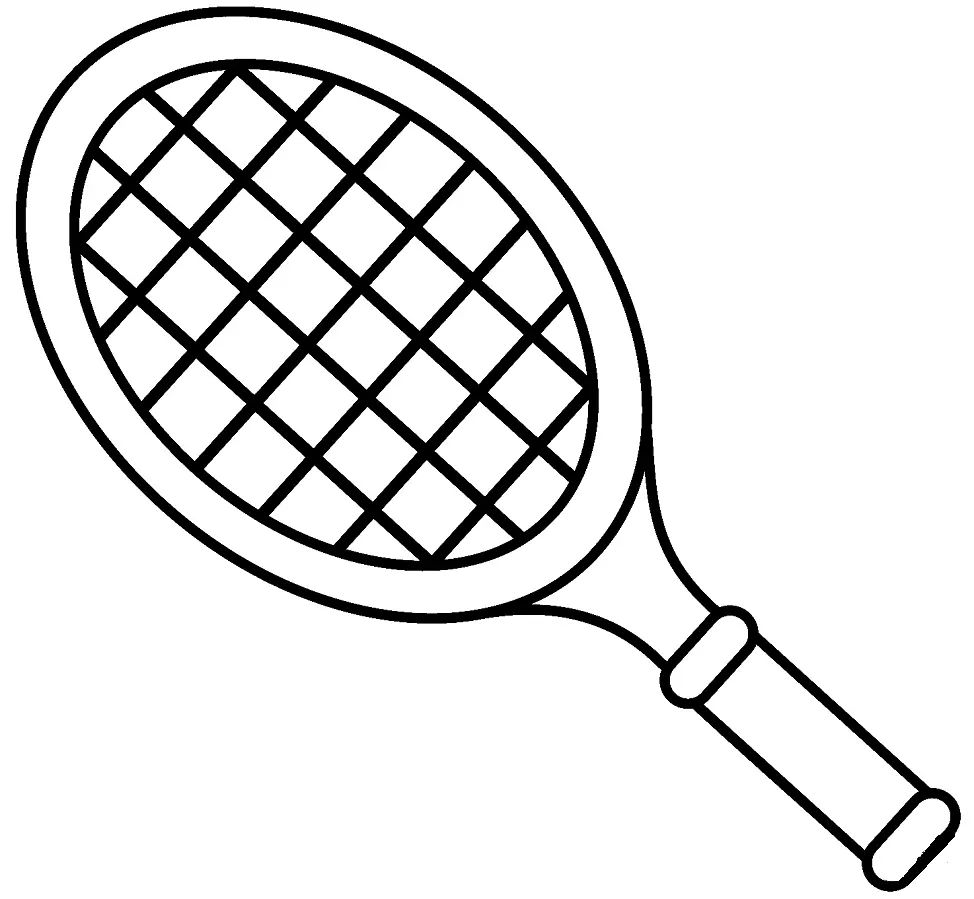 Çocuklar İçin Tenis Boyama Sayfaları 
