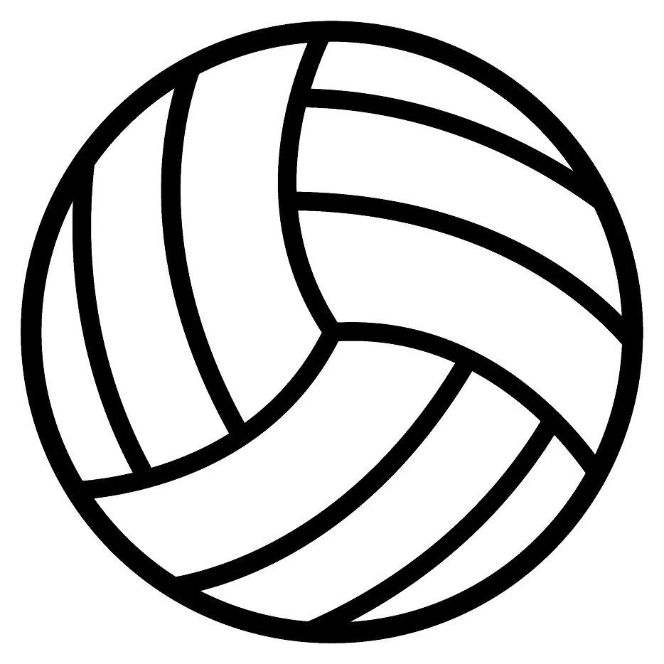 Çocuklar İçin Voleybol Boyama Sayfaları 