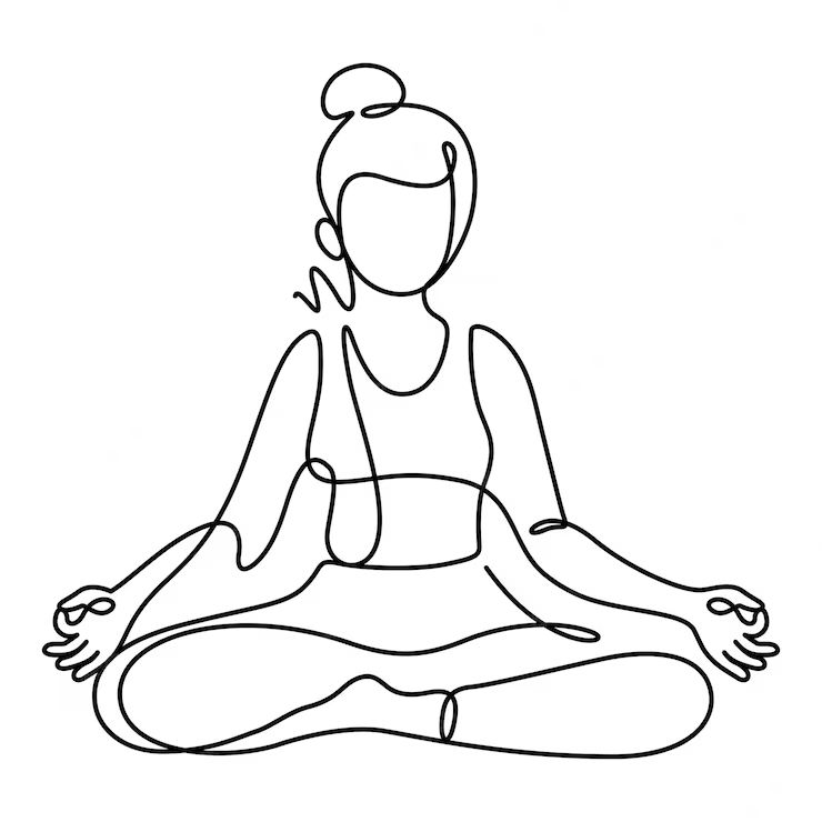 Çocuklar İçin Yoga Boyama Sayfaları 