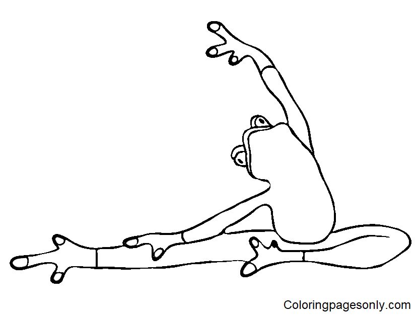 Çocuklar İçin Yoga Boyama Sayfaları 
