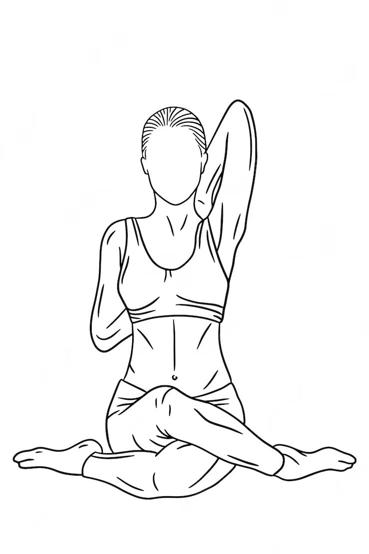 Çocuklar İçin Yoga Boyama Sayfaları 