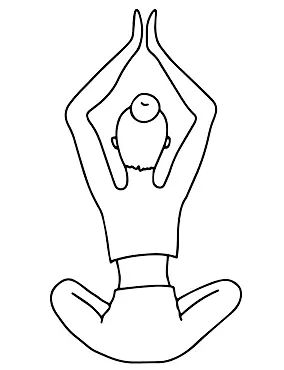 Çocuklar İçin Yoga Boyama Sayfaları 