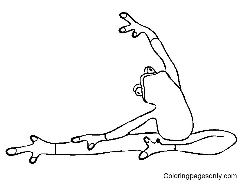 Çocuklar İçin Yoga Boyama Sayfaları 