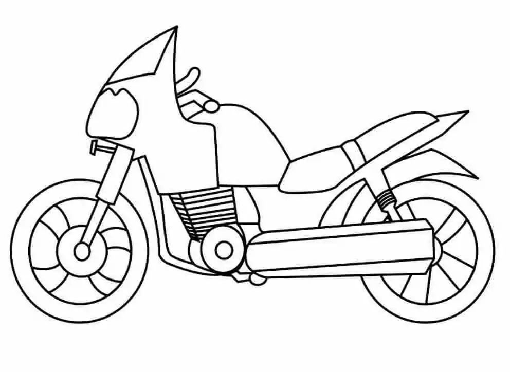 Çocuklar İçin Motor Boyama Sayfaları 