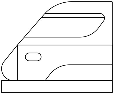 Çocuklar İçin Tren Boyama Sayfaları 