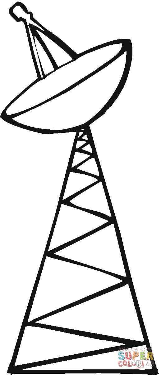 Çocuklar İçin  Teleskop Boyama Sayfaları 
