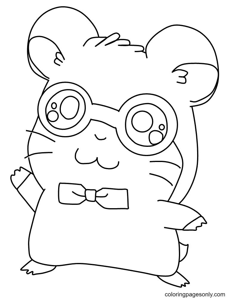 Çocuklar İçin Hamster Boyama Sayfaları 