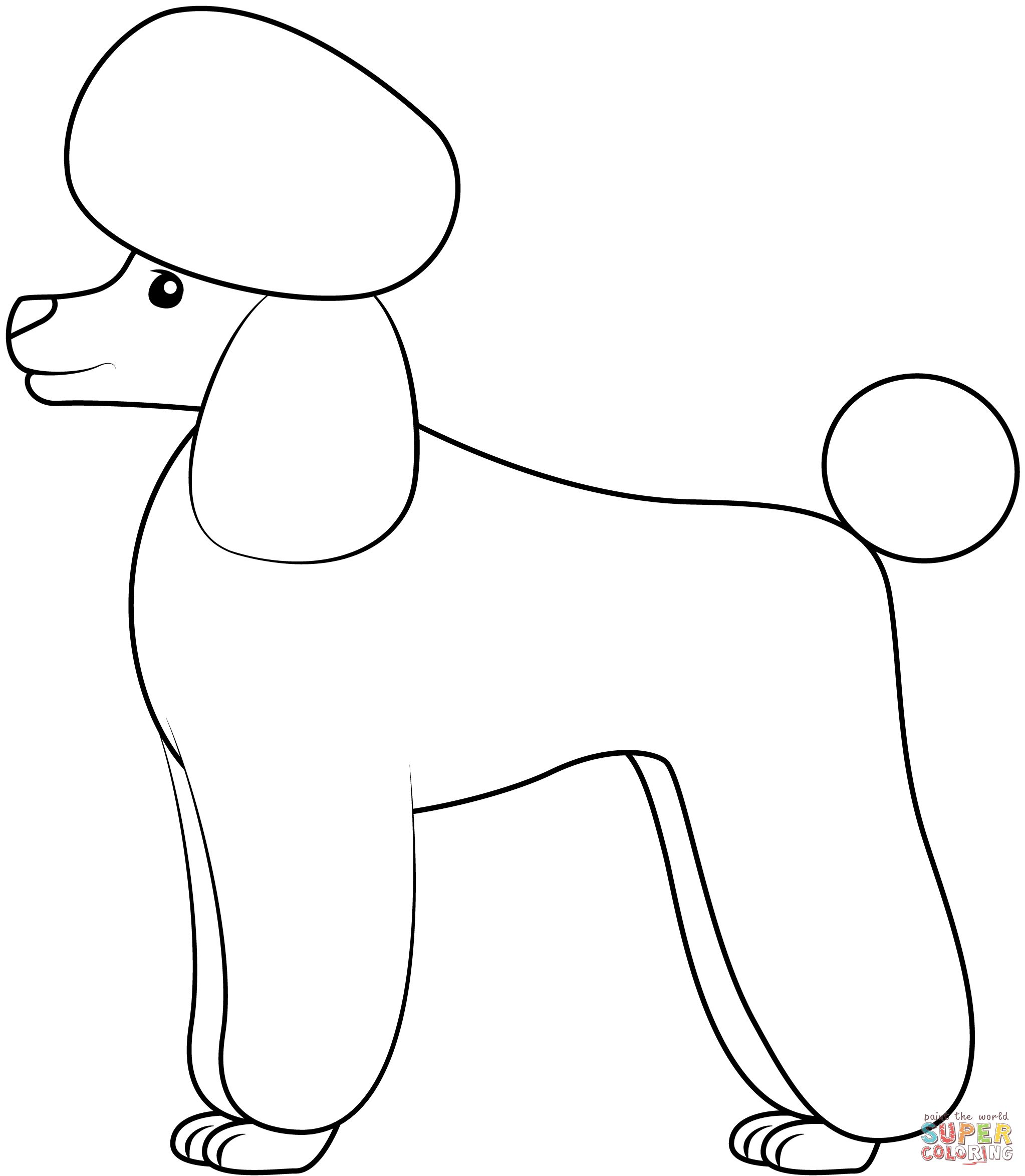 Çocuklar İçin Kaniş-Köpek Boyama Sayfaları 