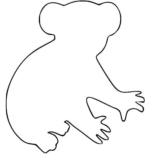 Çocuklar İçin Koala Boyama Sayfaları 