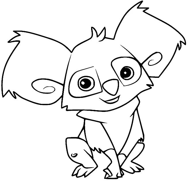 Çocuklar İçin Koala Boyama Sayfaları 